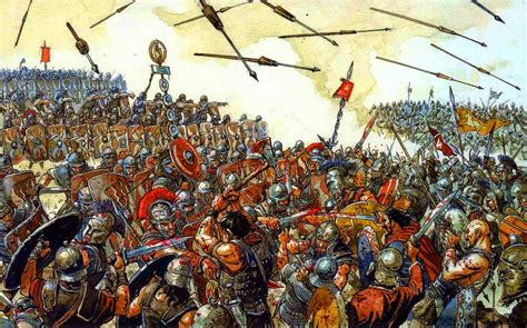 Battle Between Romans And Germans Roman Soldiers Roman Legion Roman