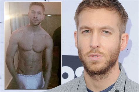 Calvin Harris Strips Off For Very Revealing Backstage Snap In His Pants