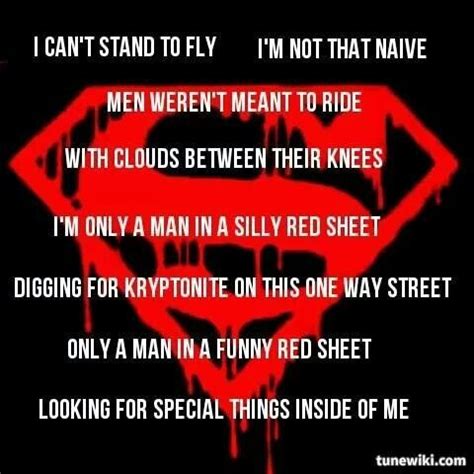 Also known as i'm not that naive lyrics. Superman (It's Not Easy) by Five for Fighting | Music ...