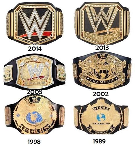 Which Is The Best Wwe Belt Design So Far For Me Its The 2002 One Wwe