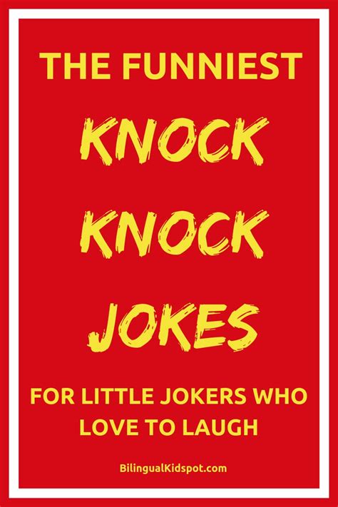Best Childrens Knock Knock Jokes Whee Winn