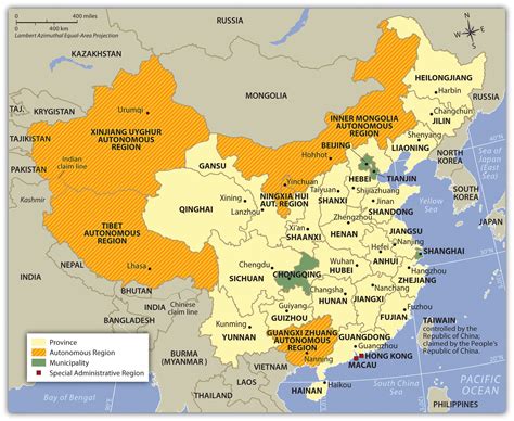 Carte De La Chine Map Of China My Chinese Experience