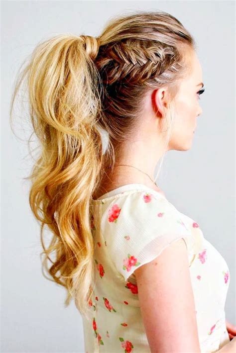 The ponytail hairstyle is the one most synonymous with comfort and simplicity — here is some inspo for braided ponytails, high 30 cute ponytail hairstyles that take your look to the next level. Fancy-Ponytail-Hairstyles-For-Your-Next-Selfie | Fancy ...