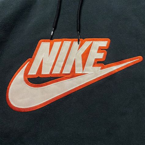 Vintage 00s Nike Embroidered Big Logo Sweatshirt Hoodie Size L Etsy