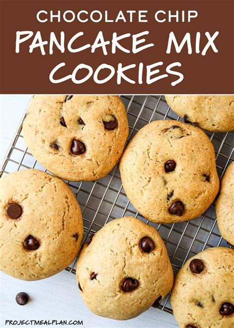 7 ways to use your pancake mix, waffles from pancakes mix, biscuits from pancake mix, crepes from pancake mix. Chocolate Chip Pancake Mix Cookies | Recipe | Chocolate chip pancakes, Easy cookie recipes ...