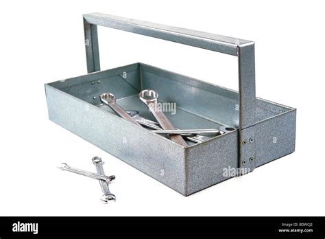 Handmade Tool Box Apprentices Work Made Of Galvanized Sheet Metal