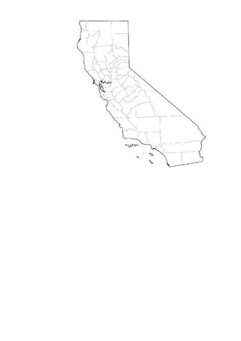 California Coloring Page Template Printable Pdf Download