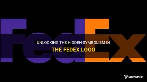 Unlocking The Hidden Symbolism In The Fedex Logo Shunspirit