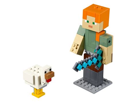 Bigfig Alex Con Gallina 21149 Minecraft™ Oficial Lego® Shop Mx