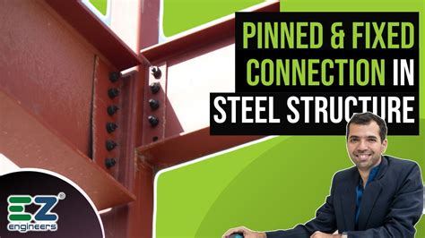 Pinned And Fixed Connection In Steel Structures English Youtube