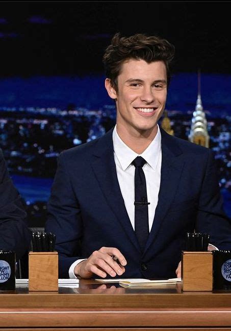 Shawn Mendes At The Tonight Show With Jimmy Fallon 2022 Shawn