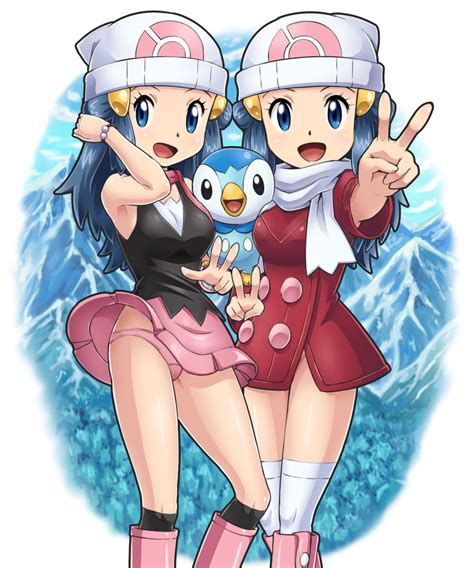 Dawn And Piplup Pokemon And 3 More Drawn By Pokemoa Danbooru