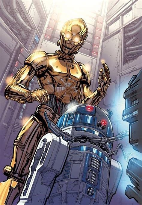 Star Wars C3 P0 And R2 D2 By Carlos Danda And Gabe Eltaeb With