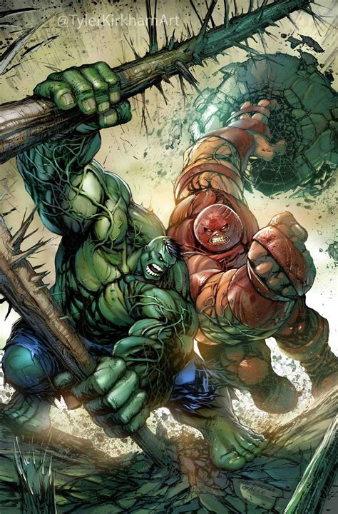 Hulk Vs Juggernaut Arte Dc Comics Marvel Comics Art Marvel Heroes