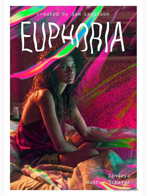 Euphoria Rue Jules Poster Poster For Sale By Mashawinner Redbubble