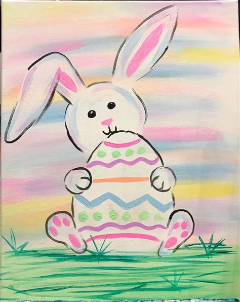 Easter Bunny Painting Class In Brandon