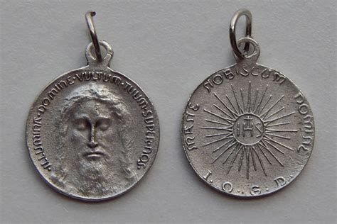 5 Patron Saint Medal Findings Holy Face Of Jesus Latin
