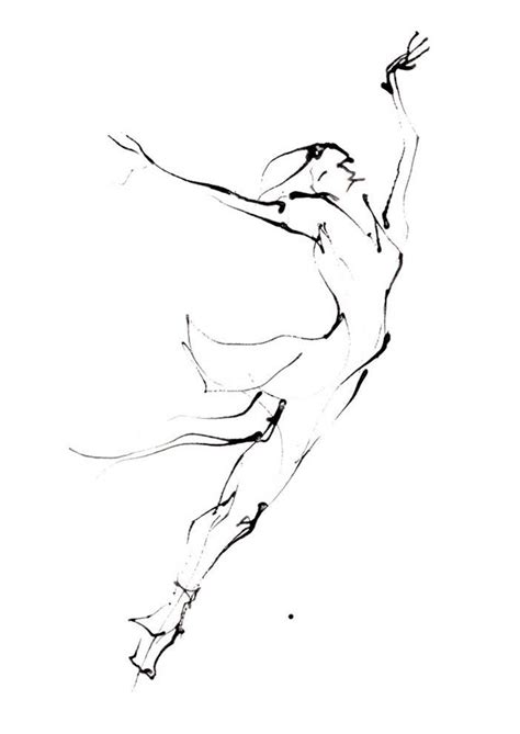 Dancer Line Drawing At Explore Collection Of