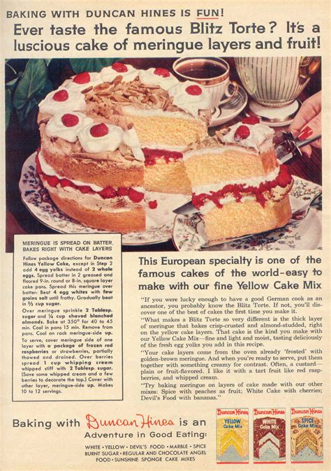 Find recipes for your diet. gold country girls: Then And Now #83 Duncan Hines Cake Mixes