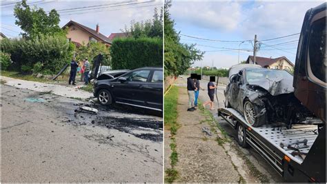 Foto Video Accident La Alba Iulia Un T N R Cu Bmw A F Cut Pr P D Pe O