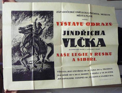 Kniha Výstava Obrazů Jindřicha Vlčka Plakát K Výstavě Antikvariát