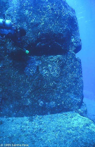 Yonaguni, one of the yaeyama islands, is the westernmost inhabited island of japan, lying 108 kilometers (67 mi) from the east coast of taiwan, between the east china sea and the pacific ocean proper. YONAGUNI MONUMENT..........SOURCE DUDEMAN.NET ...