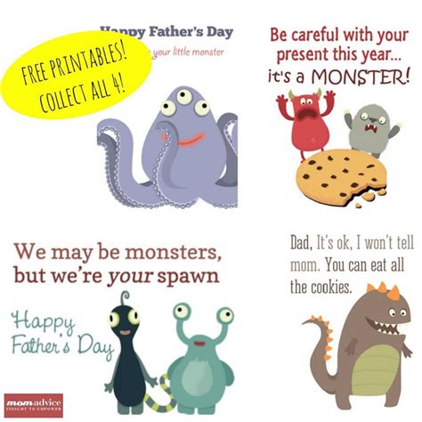 Monster cards are items used to upgrade equipment through sockets. A Monster of a Father's Day Gift: Monster Cookie Bars & Monster Printable Cards For Dad - MomAdvice