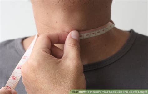 3 Ways To Measure Your Neck Size And Sleeve Length Wikihow