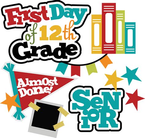 First Day Of 12th Grade Svg School Svg Files For Scrapbooking Free Svg