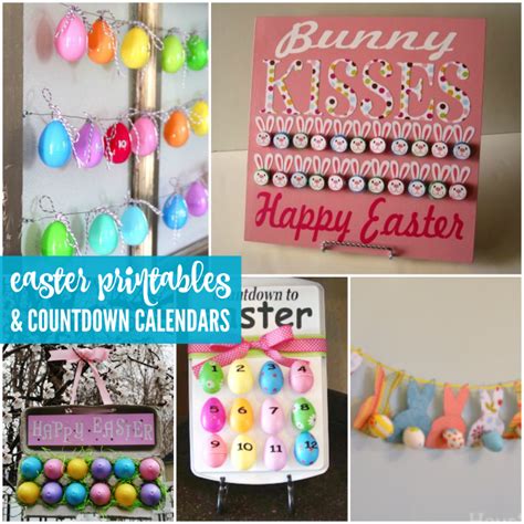 Easter Countdown Calendars And Free Printables