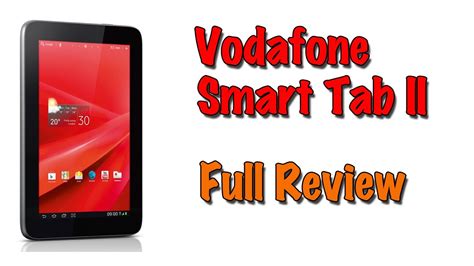 Vodafone Smart Tab Ii Full Review Youtube