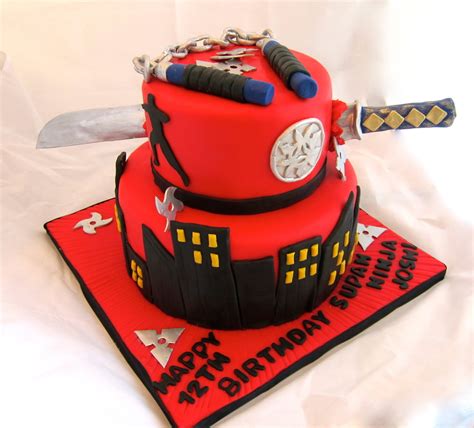 Ninja Birthday Cake