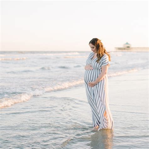 Beach Maternity Session By Britt Croft Photography