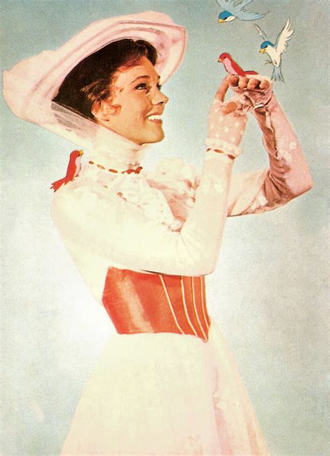 Julie Andrews In Mary Poppins 1964 French Postcard By Le Flickr