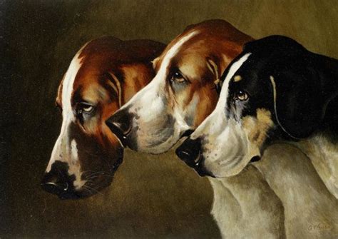 Victorian Oil On Canvas The Trio By Alfred Wheeler Dog Paintings