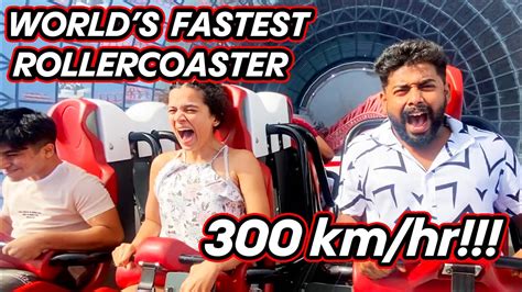 Riding Worlds Fastest Rollercoaster Youtube