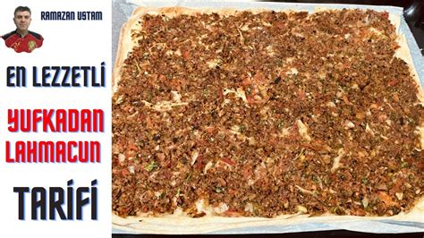 Evde F R Nda Haz R Yufkadan Lahmacun Tar F Yufkadan Lahmacun Nas L