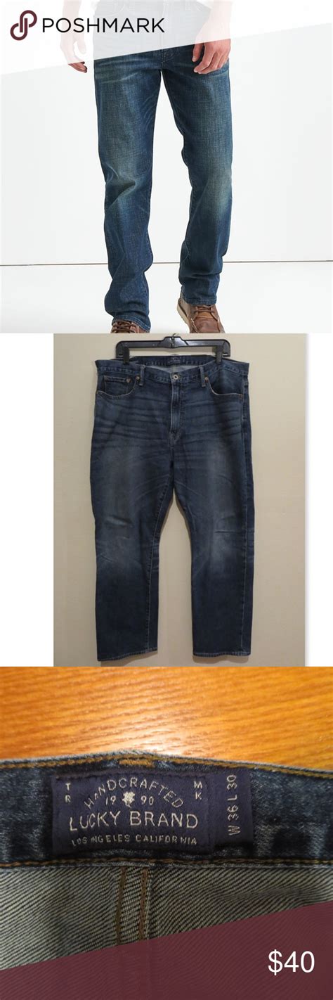 Lucky Brand 363 Vintage Straight Jeans 36 X 30 Mens Straight Jeans Straight Jeans Lucky Brand