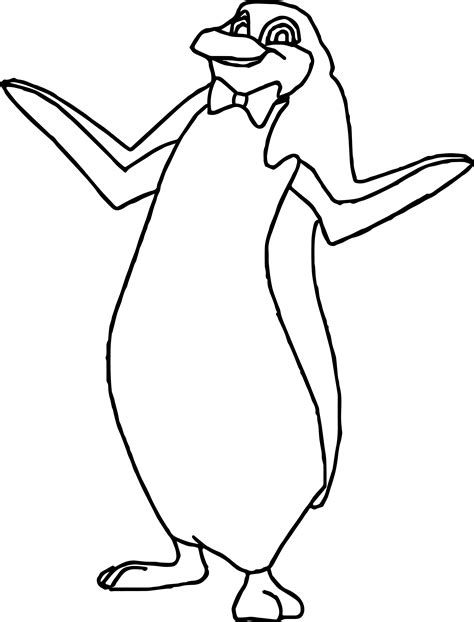 Chinstrap Penguin Coloring Page At Free Printable