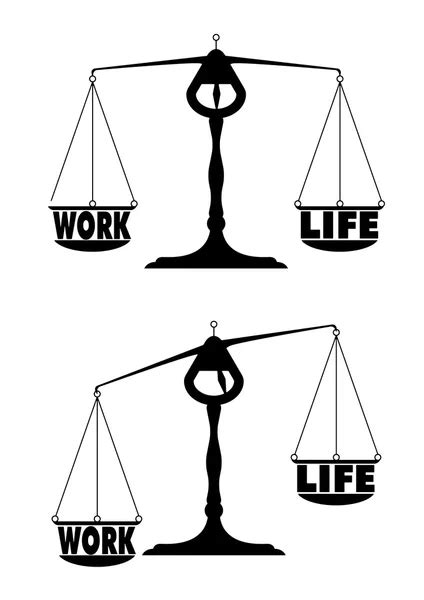 Work Life Balance Stock Vector Image By ©unkreatives 33647025