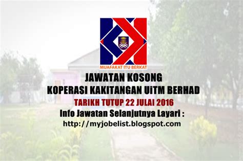 Uitm juga ada menawarkan program ijazah sarjana muda. Jawatan Kosong di Koperasi Kakitangan UiTM Berhad - 22 ...