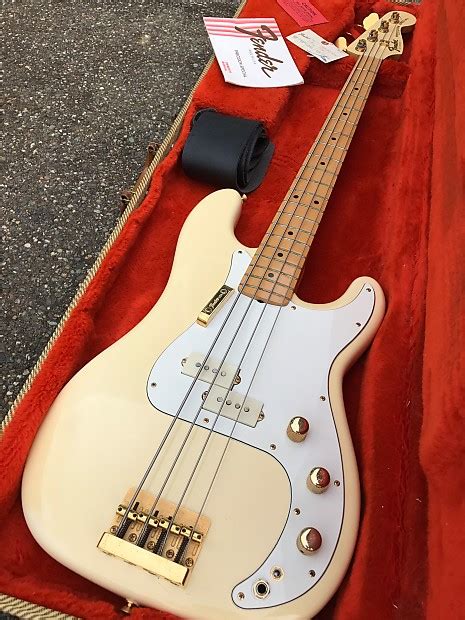 Fender Precision Special Bass Olympic White Reverb