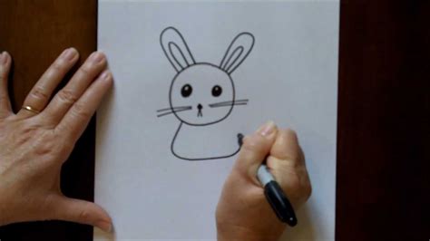 How To Draw A Cartoon Rabbit Bunny Step By Step Beginners Drawing