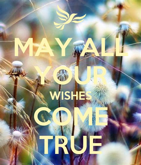 May All Your Wishes Come True Poster Jmk Keep Calm O Matic