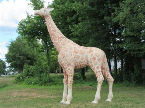 Life Sized Giraffe Statue Zoochat