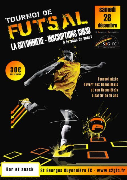 Tournoi De Futsal Club S2gfc Terres De Montaigu