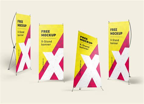 Bespoke bunting designs by katherine: Free X-Stand Banner Mockup PSD - Good Mockups