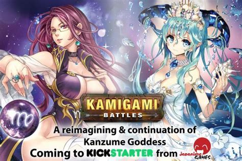 Kamigami Battles Will Launch On Kickstarter In Late October Kanzume Goddess Re Emerges As