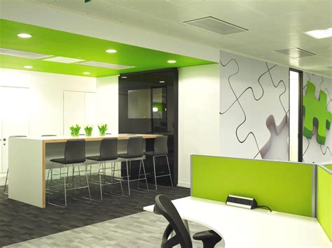 Contemporary Office Design Qliktech England Adelto Adelto