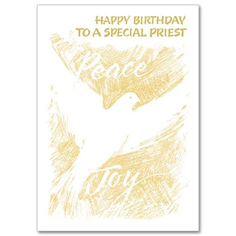 Happy birthday to brother priest. Happy Birthday to a Special Priest: Birthday Card for Priest